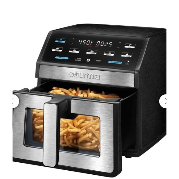 Gourmia 8-Qt Digital Air Fryer XL w Window & Light NEW GAF856 (B1) - Picture 5 of 8
